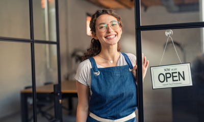 A young businesswoman opens a second shop