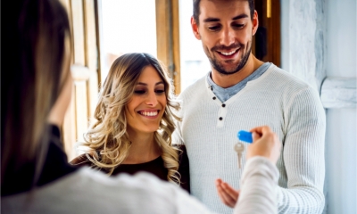 A self-employed couple but their first home after securing an adverse credit mortgage