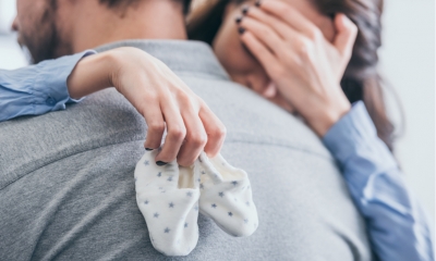 Couple grieving loss of a child