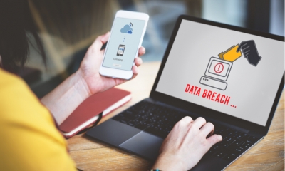 Data breach on a business laptop