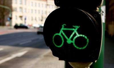 Environmental business travel Green cycle go light