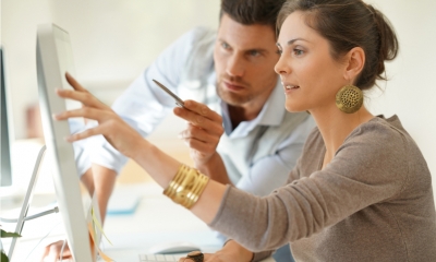 Employees discussing GDPR compliance issues