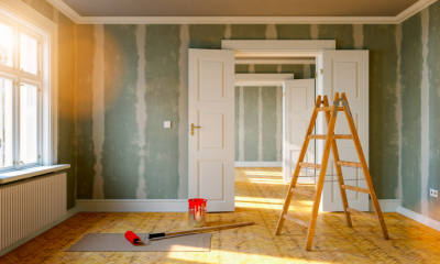 A room has been prepared for renovations