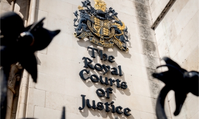Photograph of the exterior of the Royal Courts of Justice in the UK