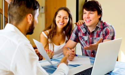 Business owners consult a broker about selling their business