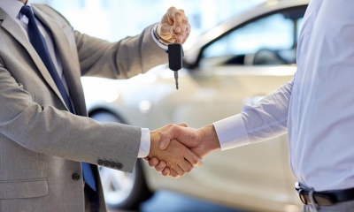 A garage sells a secondhand car