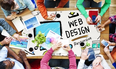 A web developer's desk