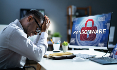 A small business is infected by ransomware