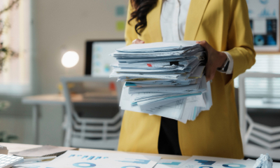 A woman is facing increasing paperwork and admin in her business