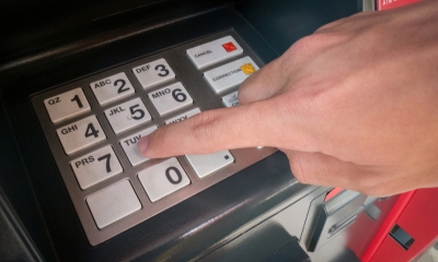 ATM machine pinpad