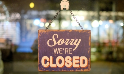Sorry we're closed note